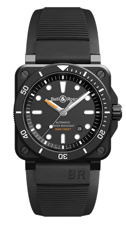 BR 03-92 DIVER BLACK MATTE