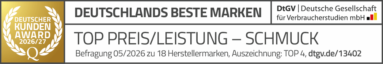 Schmuck Krone TOP - Preis/Leistung Deutscher Kunden-Award 2026/2027
