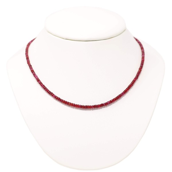 Halsschmuck aus Rubin rot
