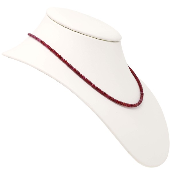 Kette aus Rubin rot