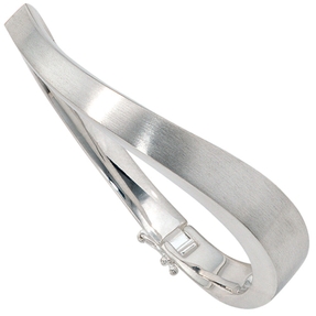 Armreif Silberarmreif Armband Armschmuck 925 Massiv Silber mattiert Damen