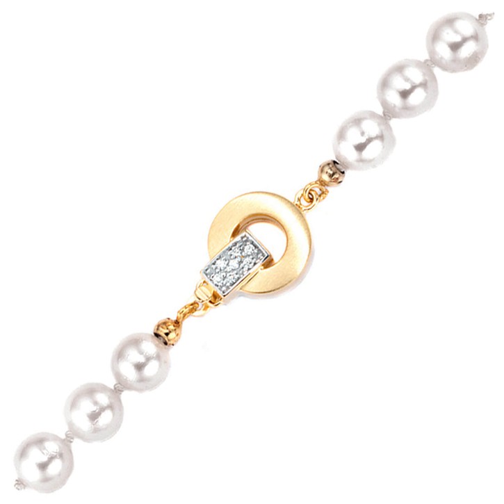 Verschluss mit Diamanten 585 Gelbgold