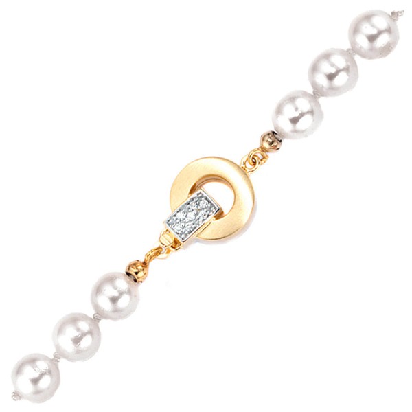 Verschluss mit Diamanten 585 Gelbgold