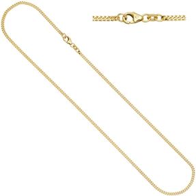 2,3mm Panzerkette Panzer Kette Collier 333 Gelbgold 70cm Halskette Halsschmuck