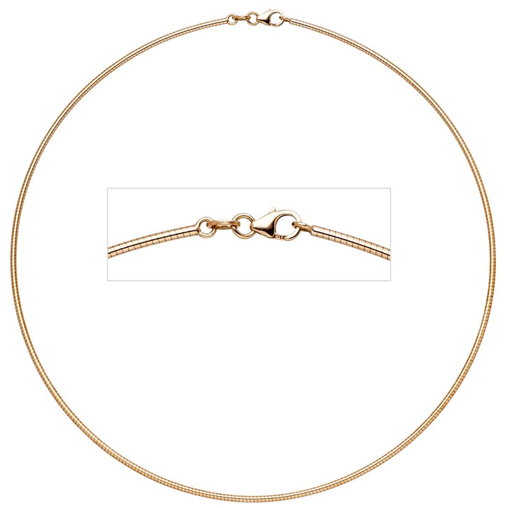 Halsreif 1.8mm 585 Rotgold 45cm