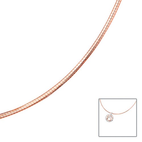 Halsreif 1.8mm 585 Rotgold 45cm
