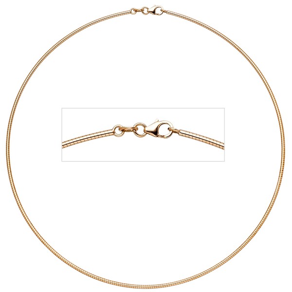 Halsreif 1.8mm 585 Rotgold 45cm
