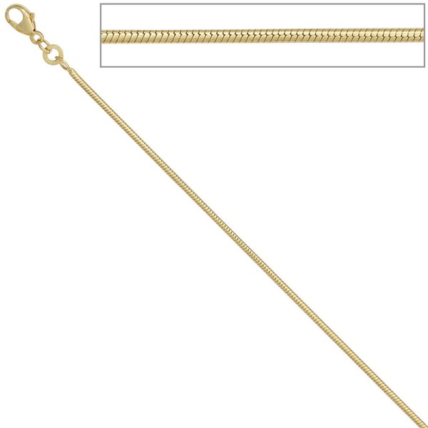 Schlangenkette 1.4mm 585 Gold 45cm