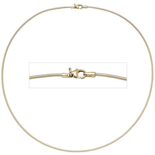 Halsreif 1.1mm 585 Gold 50cm