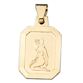 Sternzeichen Jungfrau - Goldanhänger Anhänger 333 Gold Halsschmuck Unisex Sternzeichen Jungfrau - Goldanhänger Anhänger 333 Gold Halsschmuck Unisex