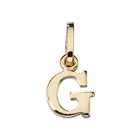 Buchstabe " G " Ketten Anhänger Goldanhänger 333 Gold Einhänger Unisex Buchstabe " G " Ketten Anhänger Goldanhänger 333 Gold Einhänger Unisex