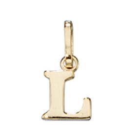Buchstabe " L " Ketten Anhänger Goldanhänger 333 Gelbgold Einhänger Unisex