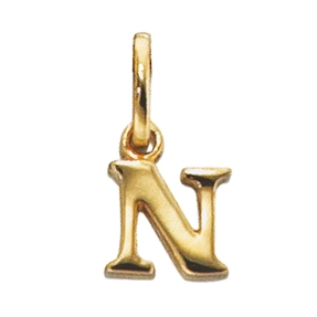 Buchstabe " N " Ketten Anhänger Goldanhänger 333 Gold Einhänger Unisex Buchstabe " N " Ketten Anhänger Goldanhänger 333 Gold Einhänger Unisex