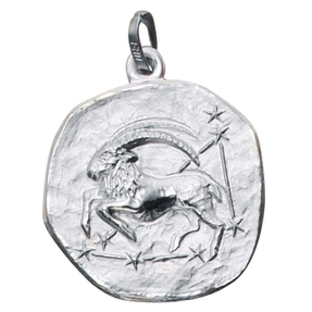 Sternzeichen Steinbock - Anhänger aus 925 Echt Silber Sterlingsilber Unisex