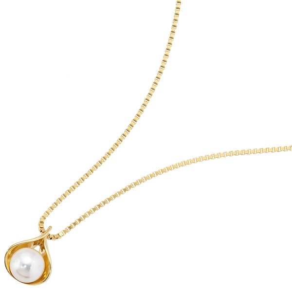 Anhänger aus 585 Gelbgold mit Süßwasser-Perle