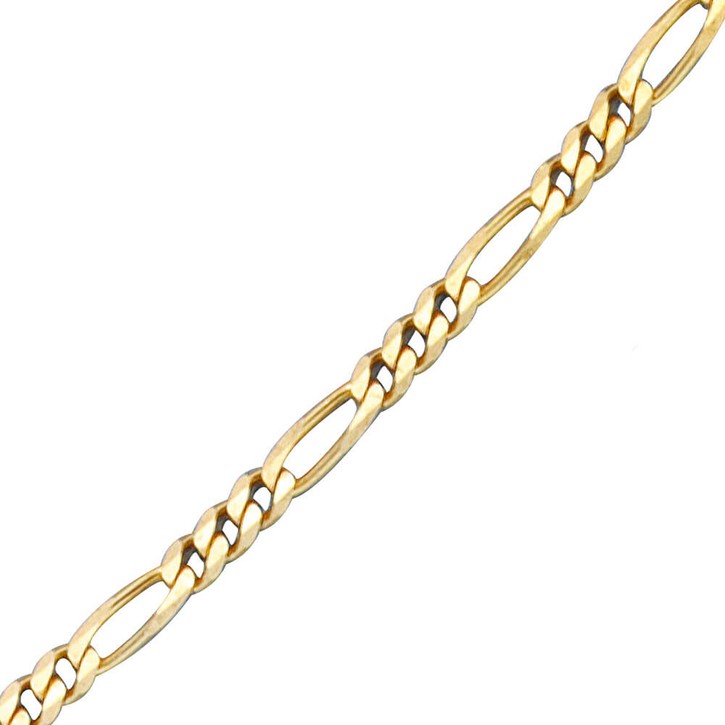 Figarokette aus 333 Gelbgold 42cm