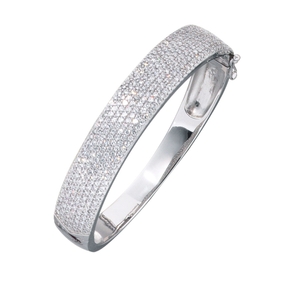 Armband Armreif Armschmuck Zirkonia 925 Echt Silber Sterlingsilber Damen