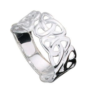 Breiter Silberring Ring Damenring aus 925 Echt Silber Sterlingsilber