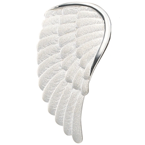 Schmuck Anhänger Flügel aus 925 Silber Sterlingsilber teilmattiert Halsschmuck