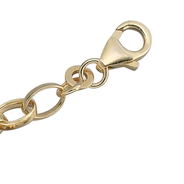 Armband für Einhänger 333 Gelbgold 19cm