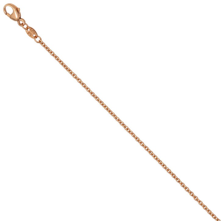 1,5mm Ankerkette aus 585 Rotgold 45 cm