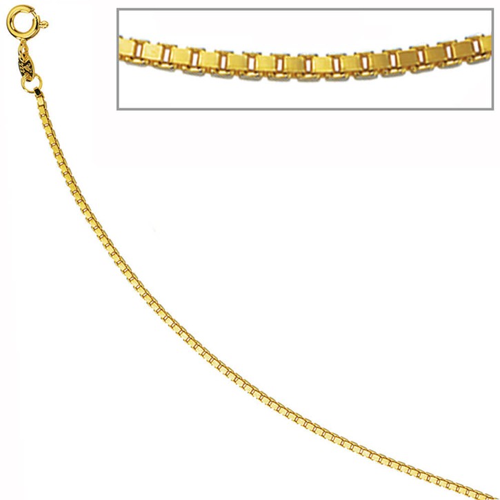 1,5mm Venezianerkette 333 Gelbgold 40 cm