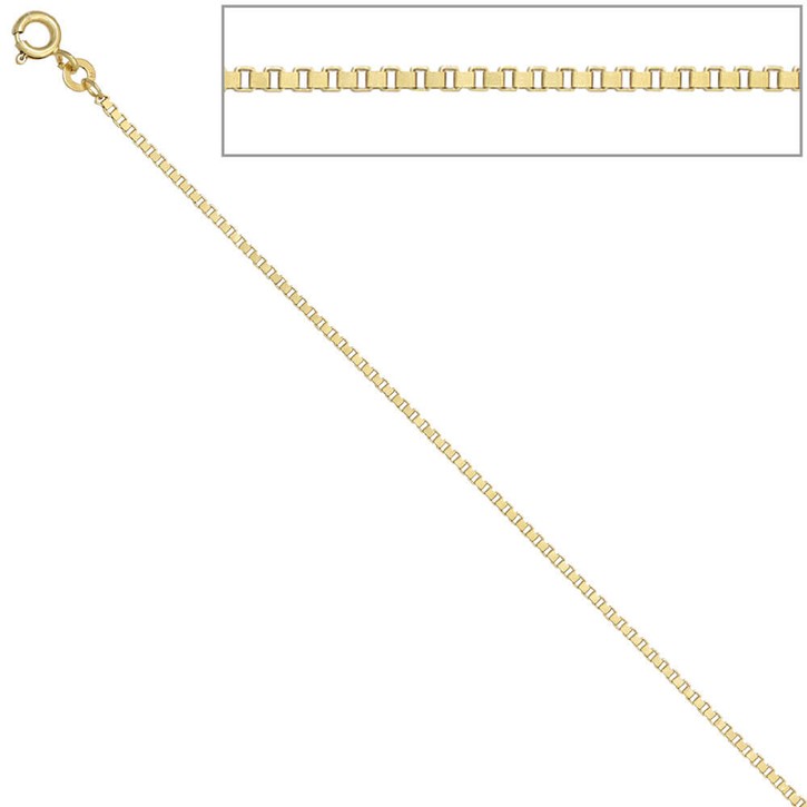 1,5mm Venezianerkette 333 Gelbgold 40 cm