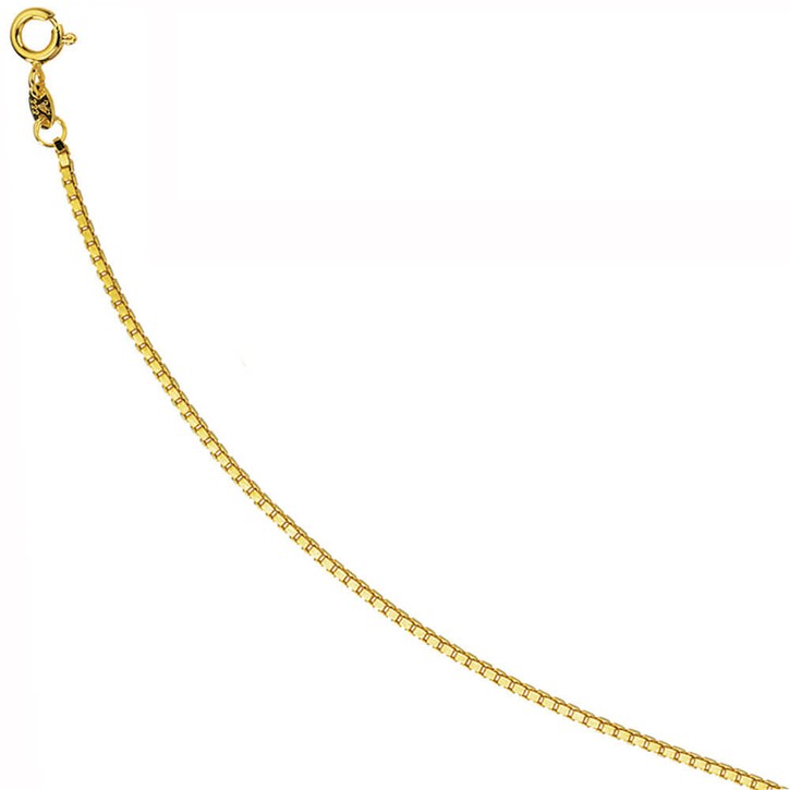 1,5mm Venezianerkette 333 Gelbgold 40 cm