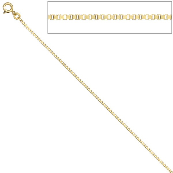 1,5mm Venezianerkette 333 Gelbgold 40 cm