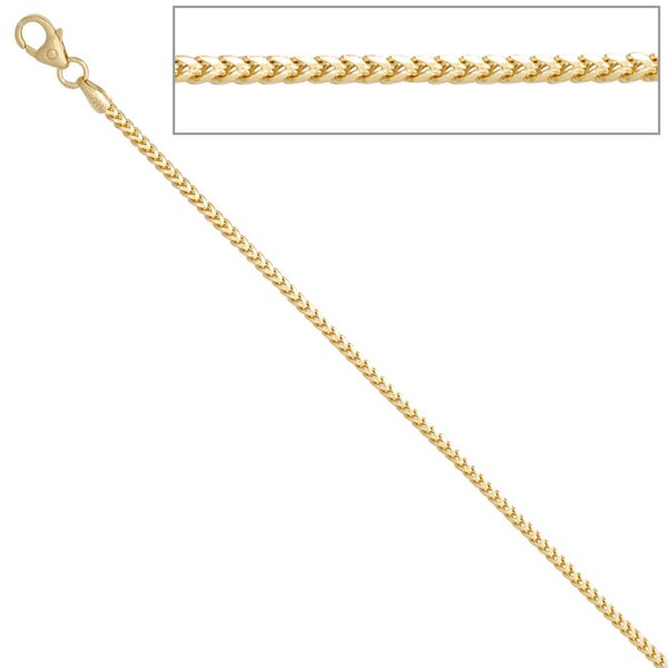 1,5mm Bingokette aus 585 Gelbgold 45 cm