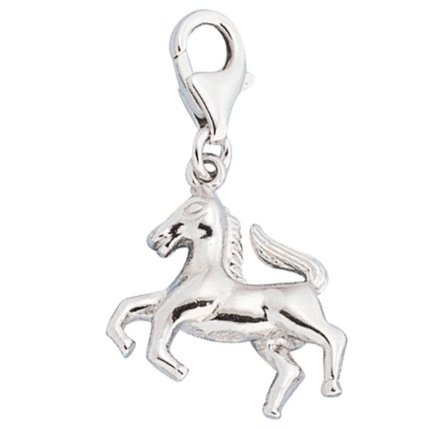 Einhänger Pferd 925 Sterlingsilber rhodiniert
