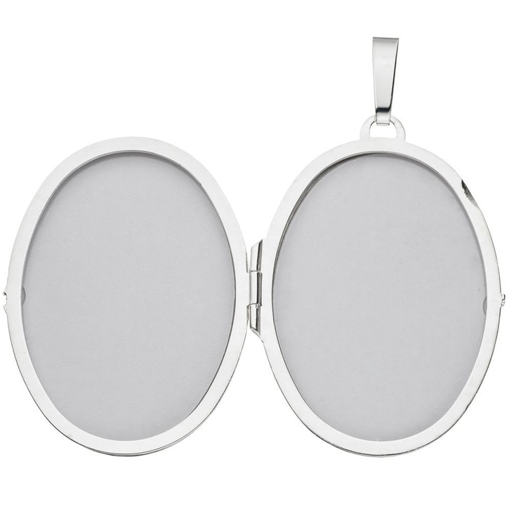Medaillon zum Öffnen 925 Silber oval