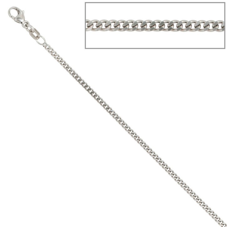 2,1mm Panzerkette 925 Silber 50 cm