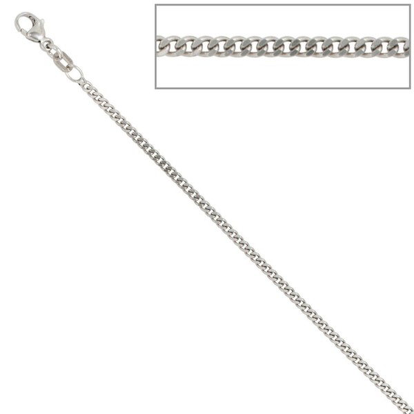 2,1mm Panzerkette 925 Silber 50 cm
