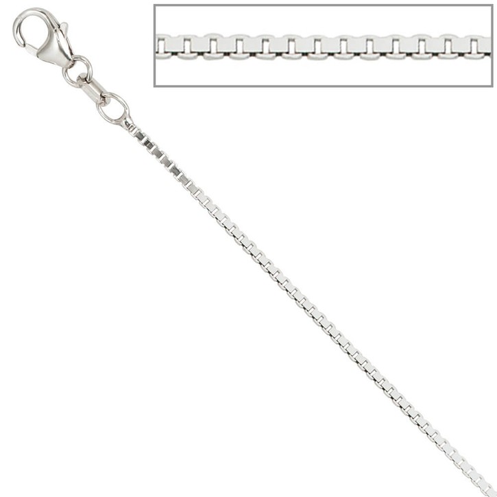 1,2mm Venezianerkette 925 Silber 42 cm