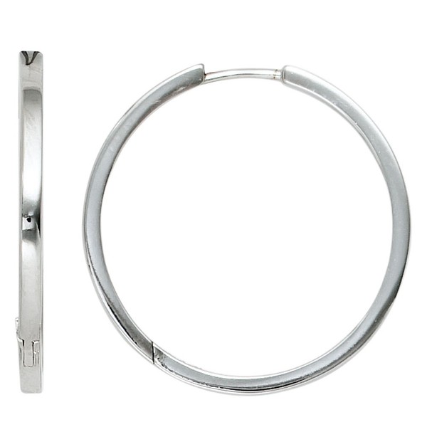 Creolen 26.5mm 925 Silber rhodiniert