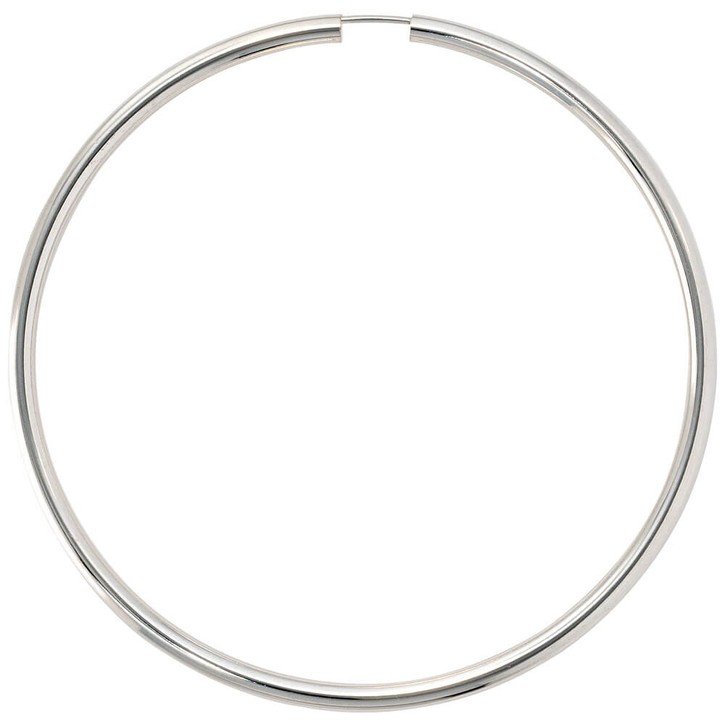 Paar Creolen 70mm 925 Echt Silber