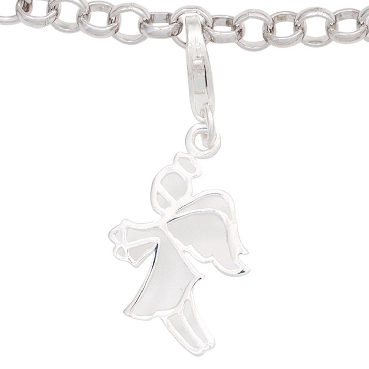 Charm Einhänger Schutzengel 925 Silber