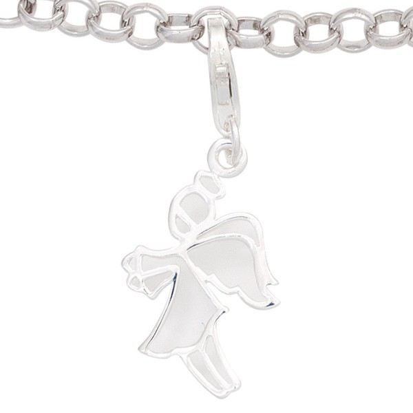 Charm Einhänger Schutzengel 925 Silber