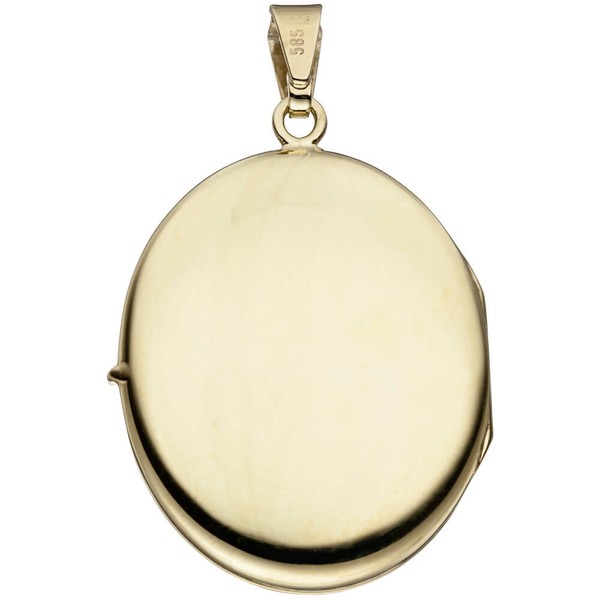 Medaillon mit 6 Brillanten 585 Gelbgold