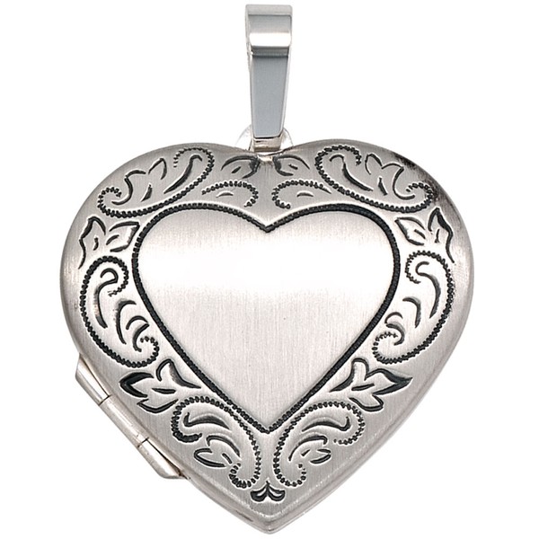 Medaillon 925 Silber teilgeschwärzt
