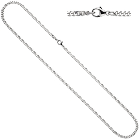 3,3mm Panzerkette Goldkette Kette 585 Gold Weißgold Unisex 50cm 3,3mm Panzerkette Goldkette Kette 585 Gold Weißgold Unisex 50cm