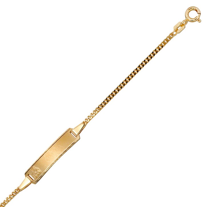 Armband mit Engel 333 Gold Kinder 14cm