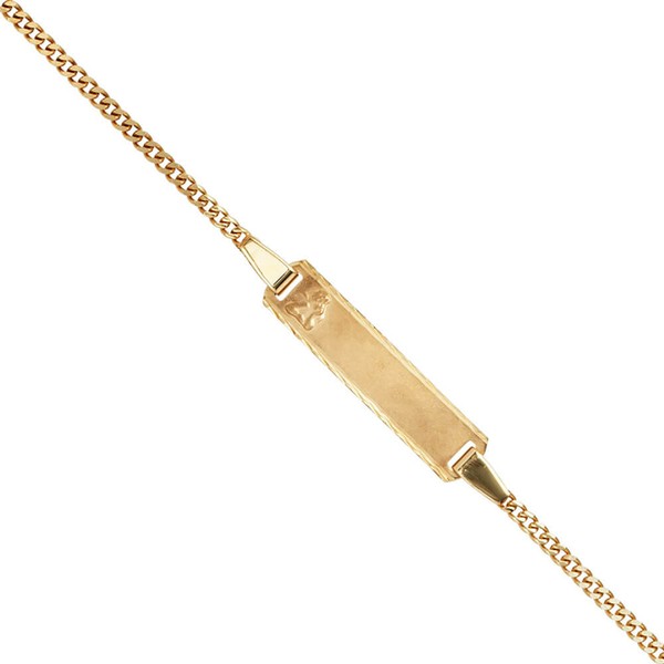 Armband mit Engel 333 Gold Kinder 14cm