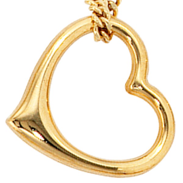 Anhänger Herz 585 Gold Gelbgold
