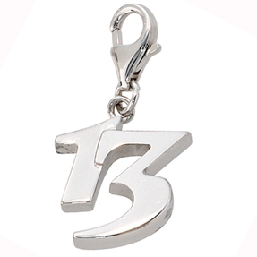 Anhänger Einhänger Charm 13 925 Silber rhodiniert Silbereinhänger Dangle
