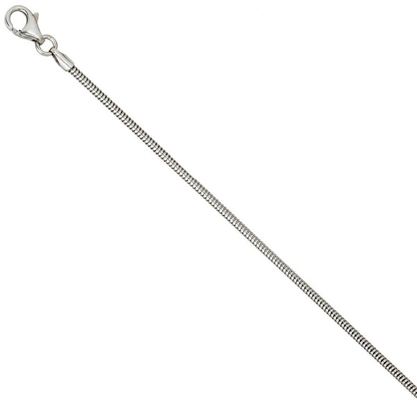 1,6mm Schlangenkette 925 Silber rund 50cm