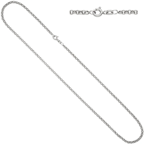 2,5mm Erbskette Silberkette Kette Collier 925 Silber 50cm Unisex