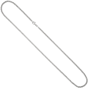 2,5mm Erbskette Silberkette Kette Collier 925 Silber 70cm Unisex