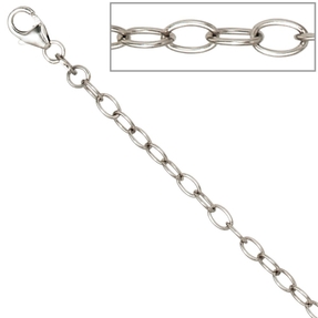 3mm Verlängerungskette Kette 925 Silber Sterlingsilber Unisex 7cm